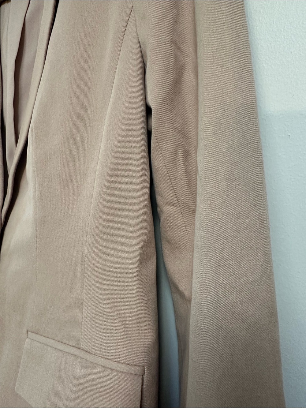 Ann Taylor Beige Taupe Single‑Button Blazer Women’s Size 6 - Picture 6 of 16